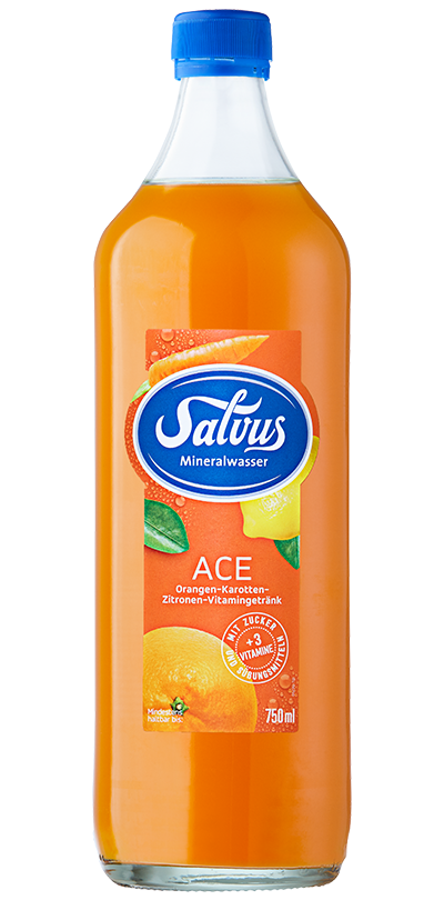 Salvus ACE: Fruchtsaftgetränk mit Orange, Karotte und Zitrone